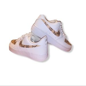Hand Crafted Gucci on Air Force 1